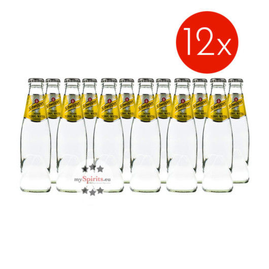 12 x Schweppes Indian Tonic Water (0,2 L) inkl. 1,20€ Pfand