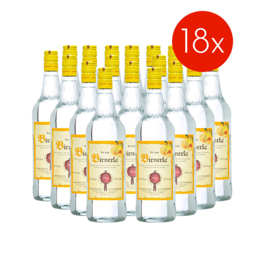 Prinz: Birnerla / 34% vol - 18 x 1,0 Liter-Flasche