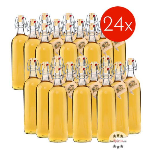 24 x Prinz: Alte Marille im Holzfass gereift / 41 % Vol. / 24 x 1,0 Liter-Flasche