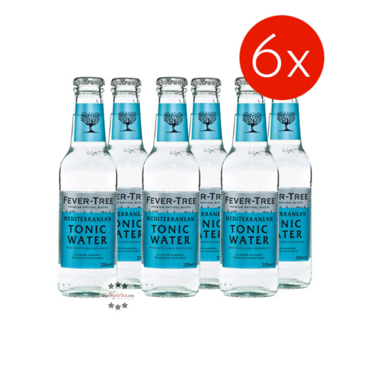 6 x Fever-Tree Mediterranean Tonic Water (0,2 L) inkl. 0,90 € Pfand