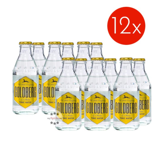 Goldberg Tonic Water 12 x 0,2 Liter / 0 % Vol. inkl. 1,20€ Pfand