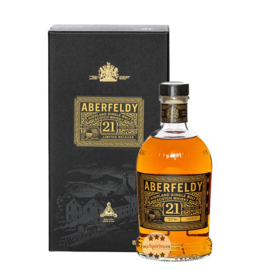 Aberfeldy 21 Years Highland Single Malt Scotch Whisky / 40 % Vol. / 0,7 Liter-Flasche in Geschenkbox