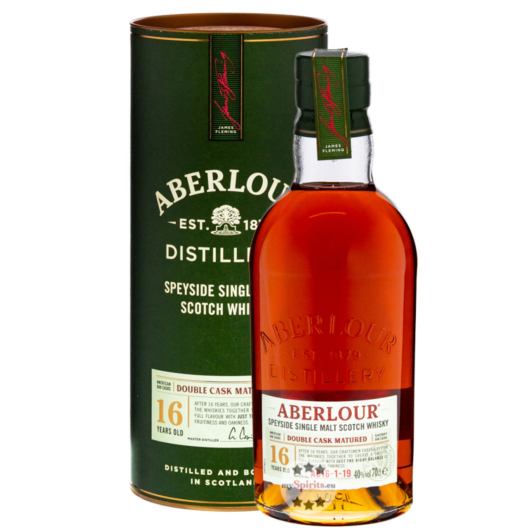 Aberlour 16 Jahre Double Cask Matured Whisky / 40 % Vol. / 0,7 Liter-Flasche in Geschenkbox