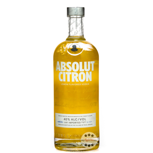 Absolut Vodka Citron / 40 % Vol. / 1,0 Liter-Flasche