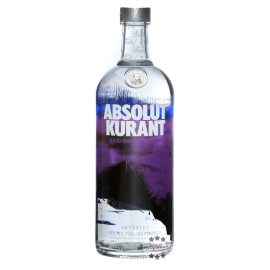 Absolut Kurant Vodka black currant flavoured Vodka / 40 % Vol. / 1,0 Liter-Flasche