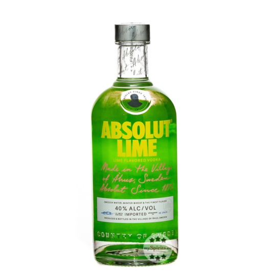 Absolut Vodka Lime / 40 % Vol. / 0,7 Liter-Flasche