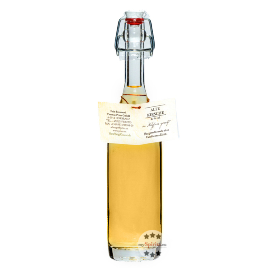 Prinz: Alte Kirsche im Holzfass gereift / 41 % Vol. / 0,2 Liter-Flasche