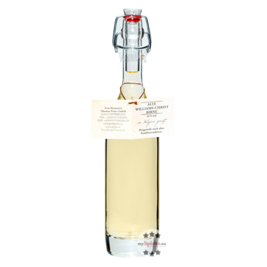 Prinz: Alte Williams-Christ-Birne im Holzfass gereift / 41 % Vol. / 0,2 Liter-Flasche