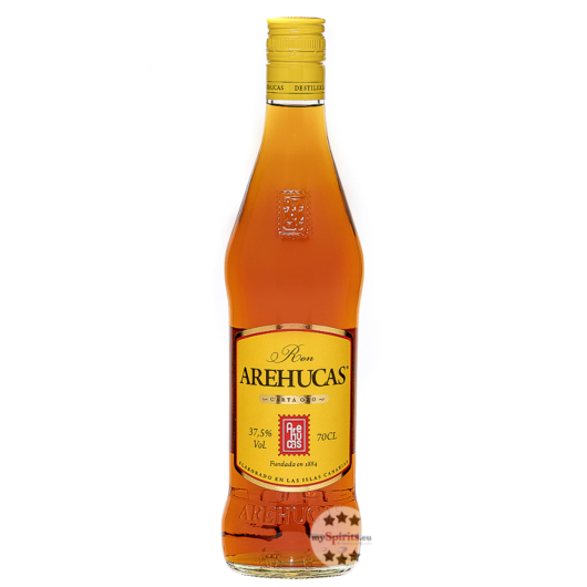 Arehucas Carta Oro Rum / 37,5 % Vol. / 0,7 Liter-Flasche