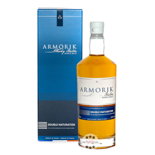 Armorik Double Maturation Whisky Breton Single Malt / 46 % Vol. / 0,7 Liter-Flasche in Geschenkkarton