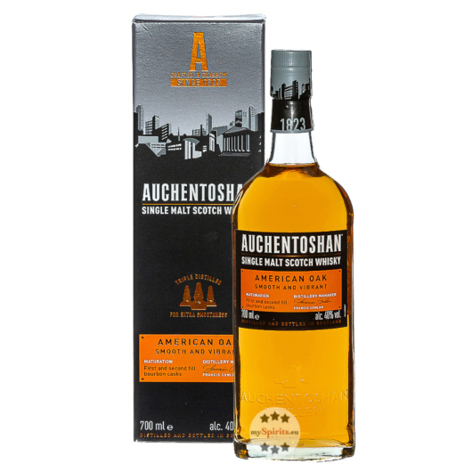 Auchentoshan American Oak Lowland Single Malt Scotch Whisky / 40 % Vol. / 0,7 Liter-Flasche in GP