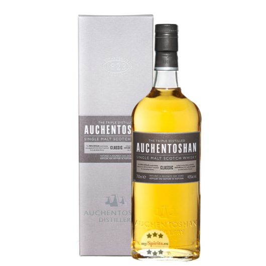 Auchentoshan Classic Lowland Single Malt Scotch Whisky / 40 % Vol. / 0,7 Liter-Flasche in Geschenkkarton