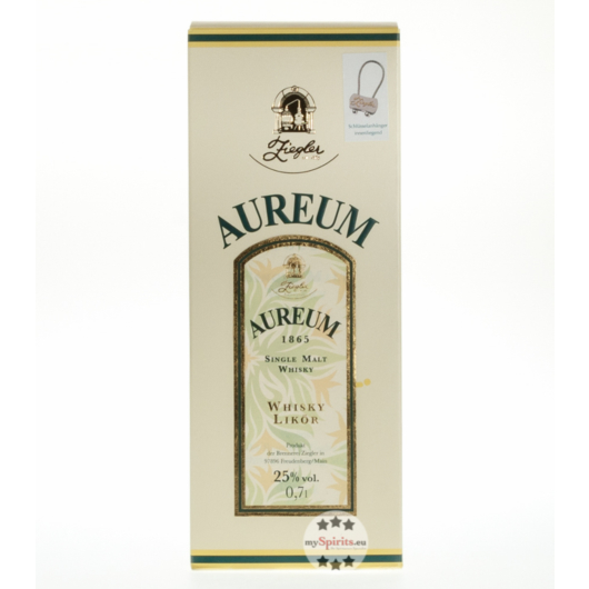 Ziegler Aureum Whisky Likör 1865 Single Malt Whisky / 25 % vol. / 0,7 Liter-Flasche