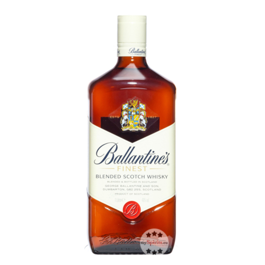 Ballantine's Finest Blended Scotch Whisky / 40 % Vol. / 1,0 Liter-Flasche