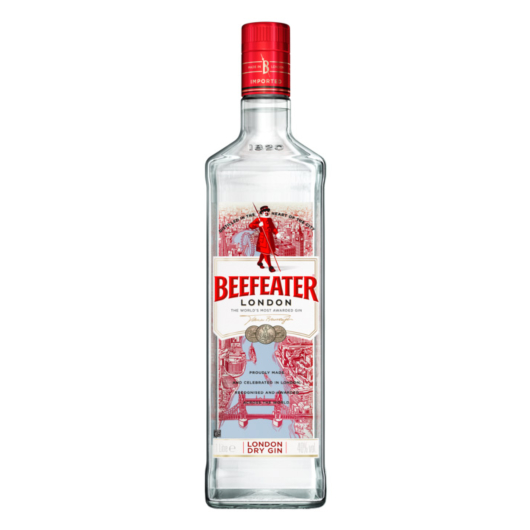 Beefeater London Dry Gin - Klassischer Gin aus England / 40 % vol. 1 Liter-Flasche 