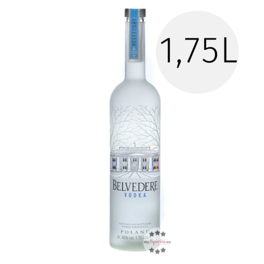 Belvedere Vodka Großflasche mit LED-Licht / 40 % Vol. / 1,75 Liter-Flasche