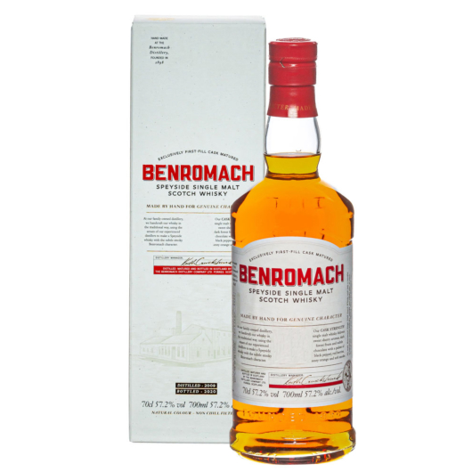 Benromach Vintage Cask Strength 2010 Batch 01 Single Malt Whisky / 58,5 % Vol. / 0,7 Liter in Geschenkbox