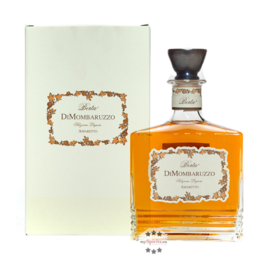 Distillerie Berta DiMombaruzzo Amaretto Selexione Liquore / 28 % vol. / 0,7 Liter-Flasche 