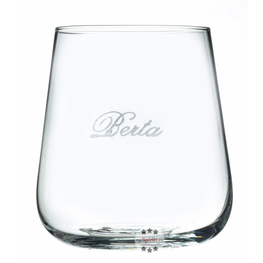 Destillerie Berta Grappa Riserve Tumbler Schwenkglas ohne Stiel / ca. 350 ml / Ø ca. 8,5 cm / H: ca. 10 cm