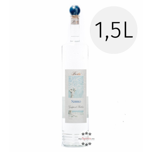 Distillerie Berta Nibbio - Grappa di Barbera / 40 % vol. / 1,5 Liter-Flasche