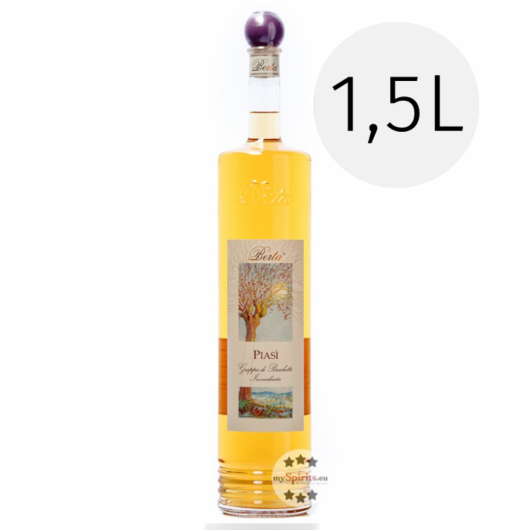 Distillerie Berta Piasì – Grappa di Brachetto Invecchiata / 40 % vol. / 1,5 Liter-Flasche