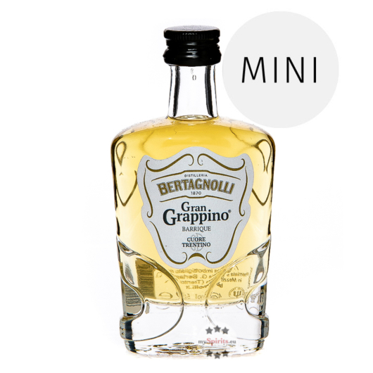 Bertagnolli Gran Grappino Barrique Grappa Mini / 42 % vol / 0,05 Liter-Flasche