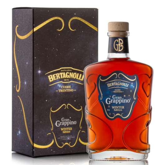 Bertagnolli Gran Grappino Grappa Winter Edition / 42 % Vol. / 0,7 Liter-Flasche in Geschenkbox
