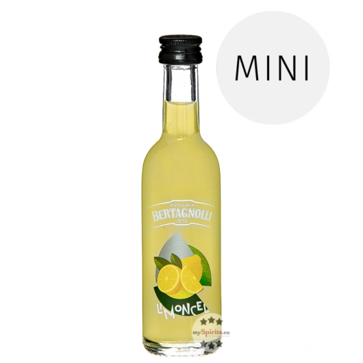 Bertagnolli Limoncel Likör / 28 % Vol. / 0,05 Liter-Flasche
