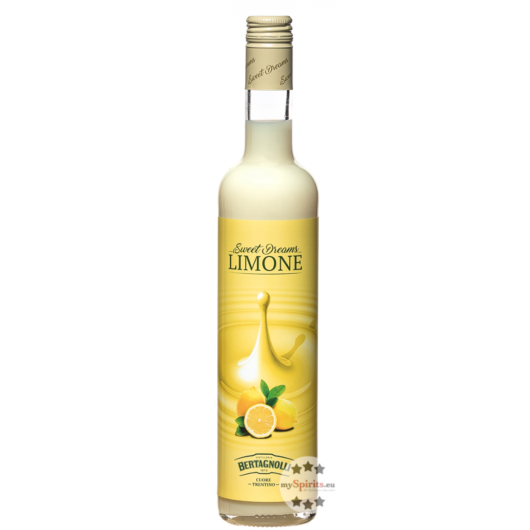 Bertagnolli Sweet Dreams Limone Zitronenlikör / 17 % vol / 0,5 Liter-Flasche