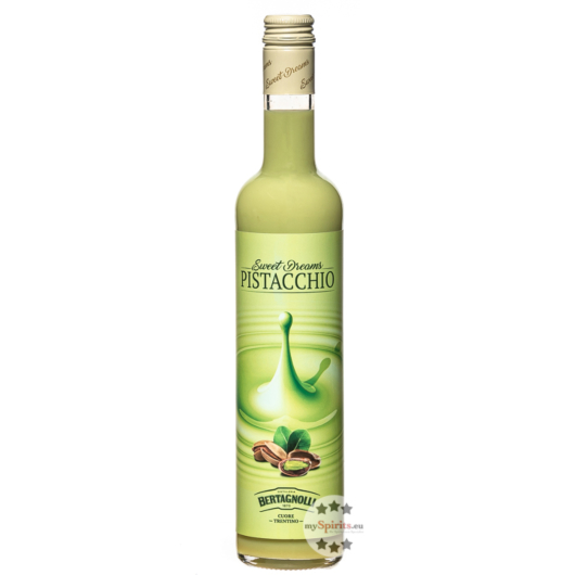 Bertagnolli Sweet Dreams Pistacchio Pistazienlikör / 17 % vol / 0,5 Liter-Flasche