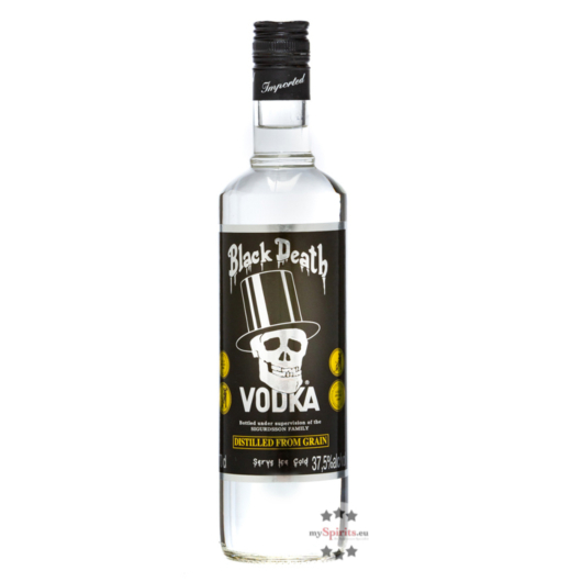 Black Death Vodka / 37,5 % Vol. / 0,7 Liter-Flasche