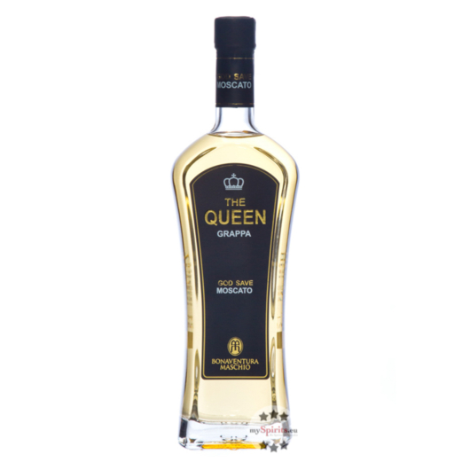 Bonaventura Maschio: The Queen Grappa – God Save Moscato / 38 % Vol. / 0,7 Liter-Flasche