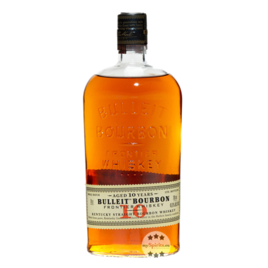 Bulleit Bourbon 10 Jahre Frontier Whiskey / 45,6 % Vol. / 0,7 Liter-Flasche