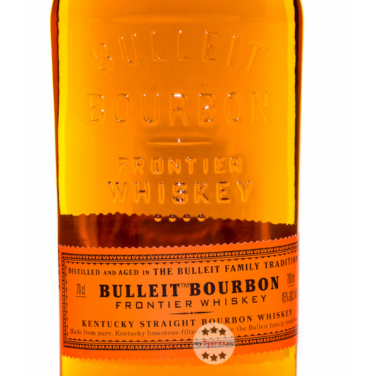 Bulleit Bourbon Frontier Whiskey aus den USA / 45 % Vol. / 0,7 Liter-Flasche