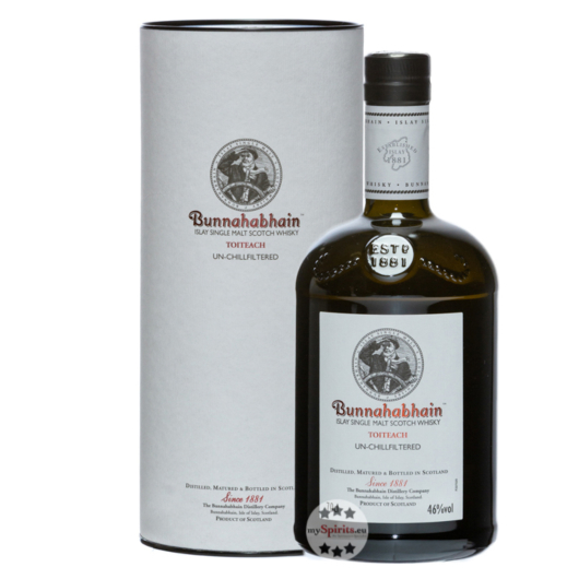 Bunnahabhain Toiteach Islay Single Malt Scotch Whisky / 46 % Vol. / 0,7 Liter-Flasche in Geschenkdose