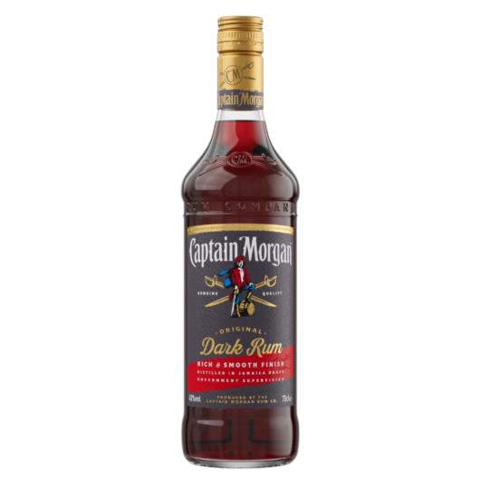 Captain Morgan Dark Rum / 40 % Vol. / 0,7 Liter-Flasche