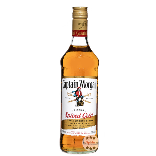 Captain Morgan Original Spiced Gold / 35 % Vol. / 0,7 Liter-Flasche