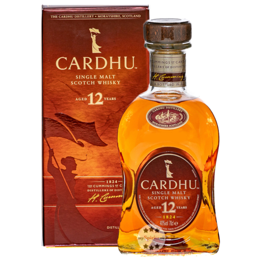 Cardhu 12 Jahre Single Malt Scotch Whisky Speyside / 40 % Vol. / 0,7 Liter-Flasche in Geschenkkarton