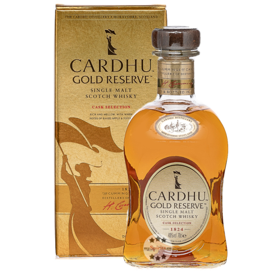 Cardhu: Gold Reserve Speyside Single Malt Scotch Whisky in Geschenk-Box / 40% Vol. / 0,7 l Flasche 