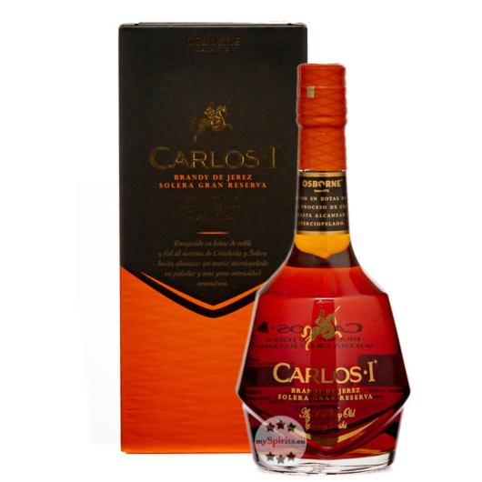 Carlos l Brandy de Jerez Solera Gran Reserva / 40 % Vol. / 0,7 Liter-Flasche in Geschenkbox