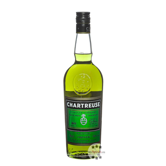 Chartreuse Grün Verte Liqueur / 55 % vol / 0,7 Liter-Flasche