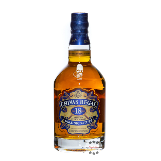 Chivas Regal 18 Gold Signature Blended Scotch Whisky / 40 % Vol. / 0,7 Liter-Flasche in Geschenkbox