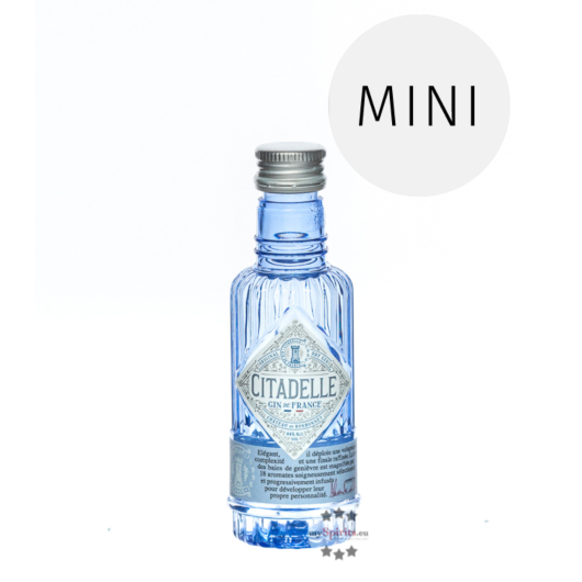 Citadelle Original Gin de France Miniatur / 44 % Vol. / 0,05 Liter- PET-Flasche