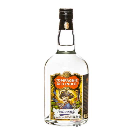 Compagnie des Indes Tricorne Blended White Rum / 43 % Vol. / 0,7 Liter-Flasche