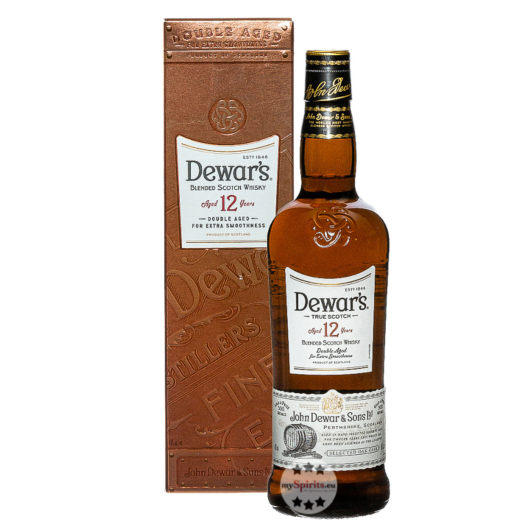 Dewar's 12 Years The Ancestor Blended Scotch Whisky / 40 % Vol. / 0,7 Liter-Flasche in Geschenkbox