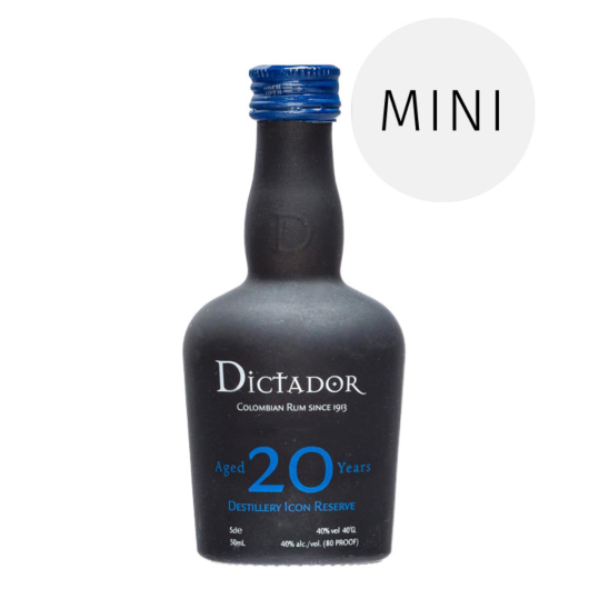 Dictador Rum aged 20 Years Miniatur / 40 % Vol. / 0,05 Liter-Flasche