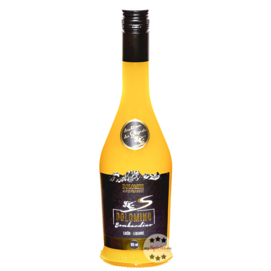 Dolomiti: Dolomino Bombardino Eierlikör mit Rum / 16 % Vol. / 0,7 Liter-Flasche