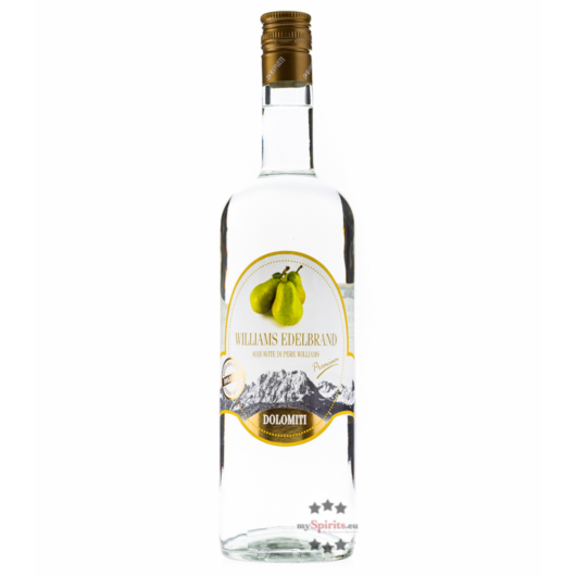 Dolomiti: Williams-Birnen Edelbrand / 40 % Vol. / 1,0 Liter - Flasche