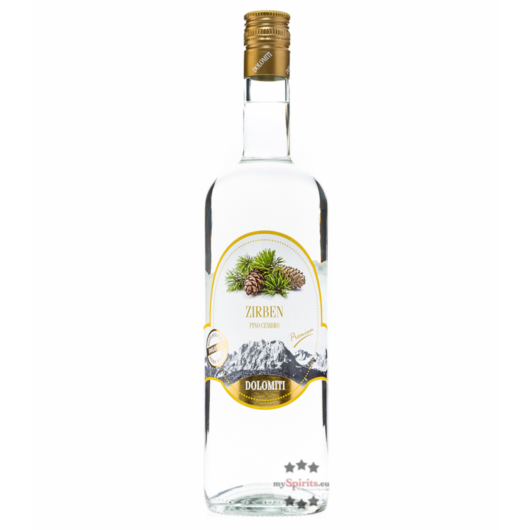 Dolomiti: Zirben-Schnaps / 40 % Vol. / 1,0 Liter - Flasche