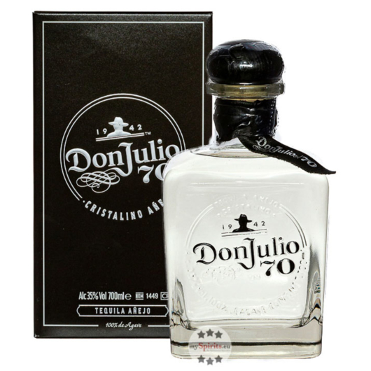 Don Julio Tequila 70 Cristalino Anejo / 35 % Vol. / 0,7 L in Karton